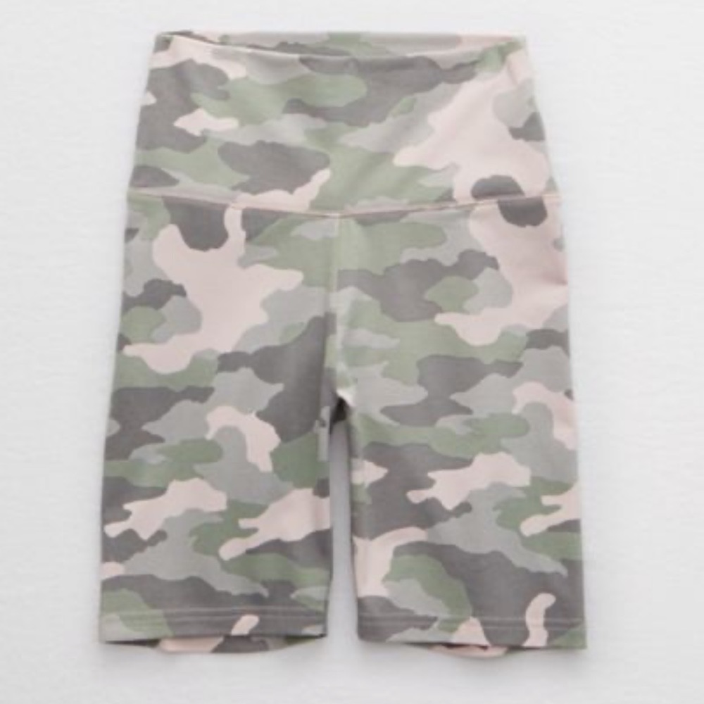 Aerie camo bike shorts